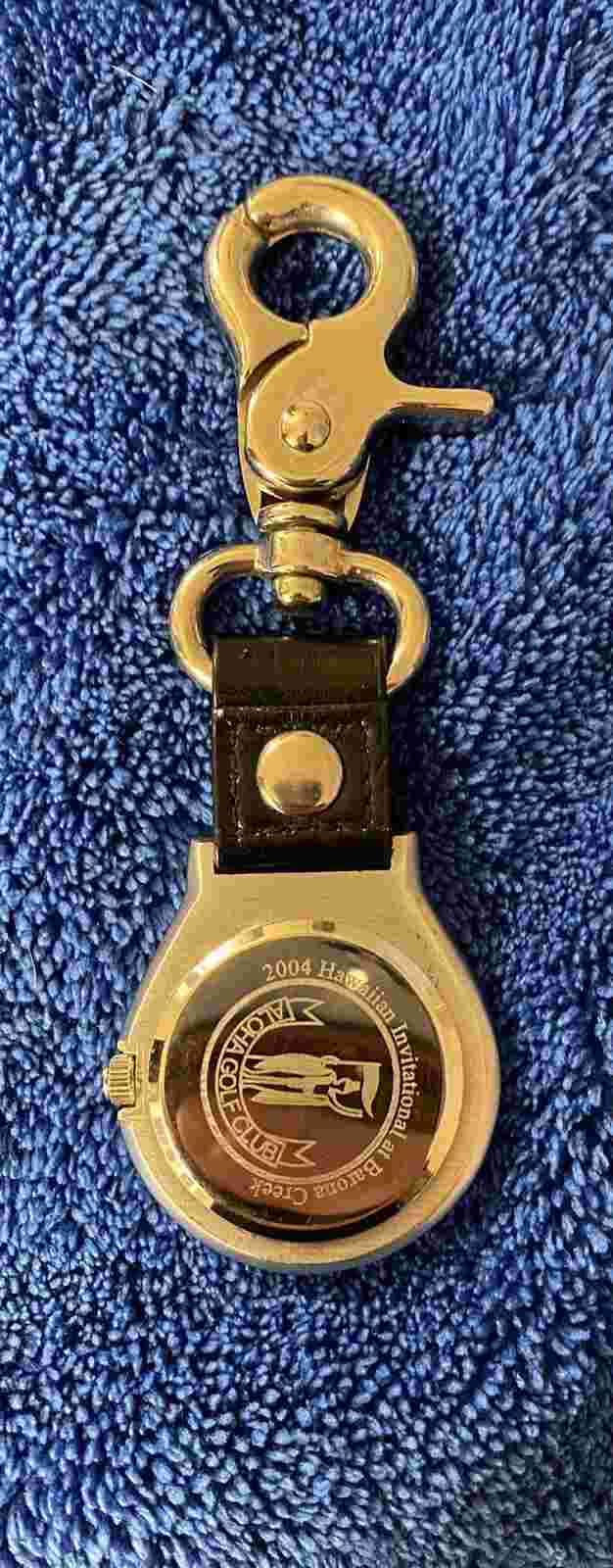 B.U.M Equipment Compass Brass Tone Bezel on Fob Watch