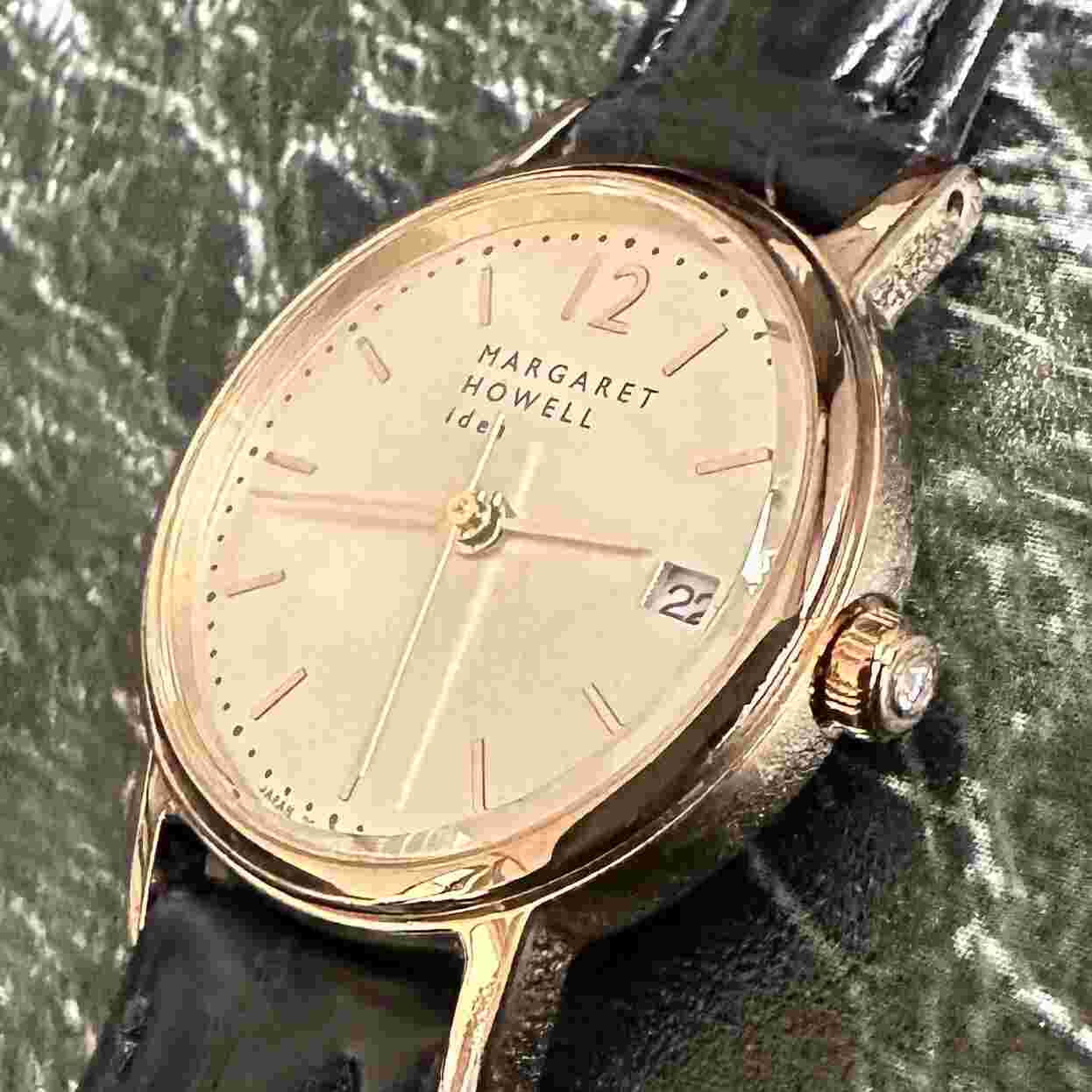 MARGARET HOWELL idea Quartz Watch Womens 9613-S08528 Battery OK Japan Movement