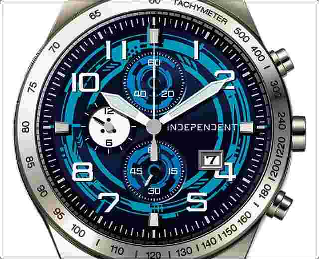 INDEPENDENT × Ghost in the Shell Official collaboration chronograph watch