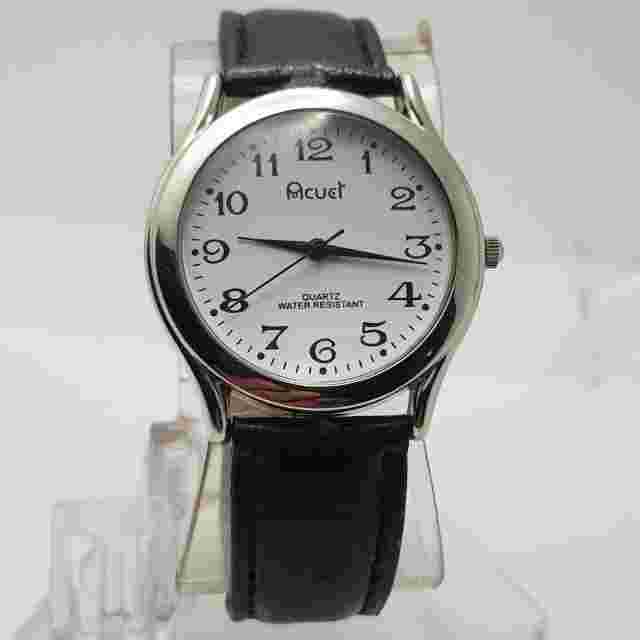 Acuet Analog Watch Water Resistant Japan Movement Fast Shipping....NEW BATTERY