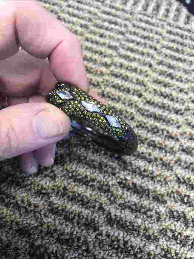 Steve Madden Ladies Fashion Watch Snake Jewels “NO MOVEMENT”