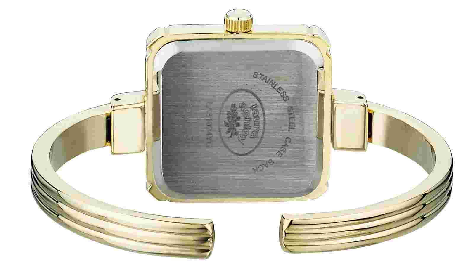 Laura Ashley Stainless Steel Skinny Bangle Square Watch (LA31024)
