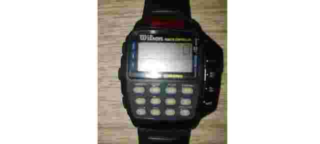 Vintage 90s Wilson Remote Controller Watch Stainless steel back