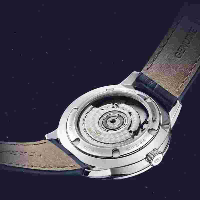 Sea-Gull St18 Moon Phase 1135 Automatic Watch 40 Mm In 316l Stainless Steel Case