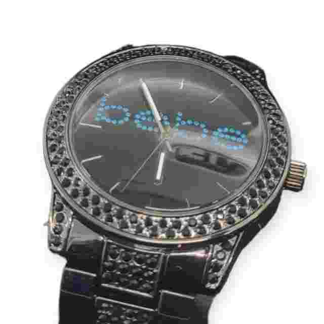 Bebe Women's Black Diamond Dial Quartz Watch, Needs Battery,  NEW