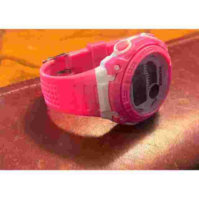 Women's 40mm Pink Resin Honhx Alarm Watch, WR 30M