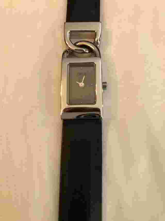 OPEX PARIS "MAYA" WATCH WITH BLACK LEATHER BAND NWT