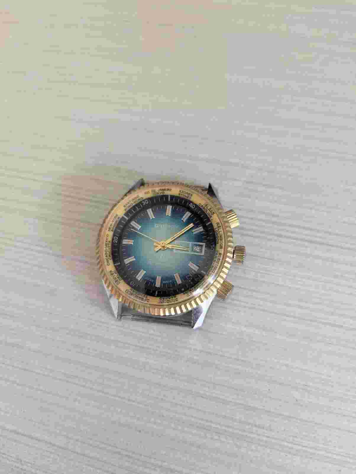 Used Grand Prix Swiss Time Vintage Men’s Watch Waterproof Antimagnetic *Repair