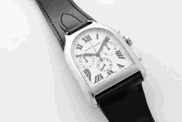 RARE Genuine Ralph Lauren Stirrup Chronograph Watch LARGE Automatic RLR0030701