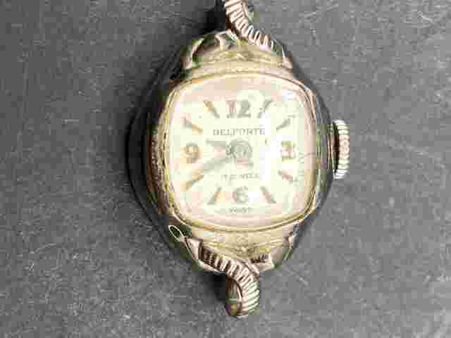 Vintage Belforte  17 Jewels Swiss Made Women's Watch Silver Tone No Band