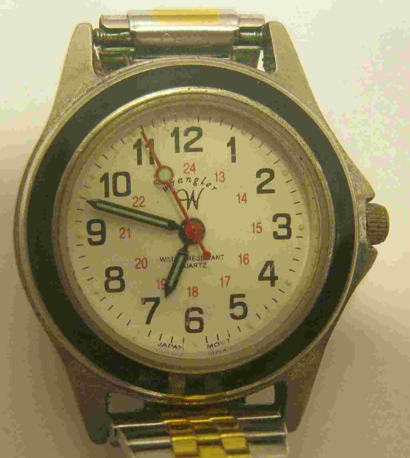 Retro Fashion WRANGLER JEANS Ladies Watch NEW BATTERY VERY GOOD!!