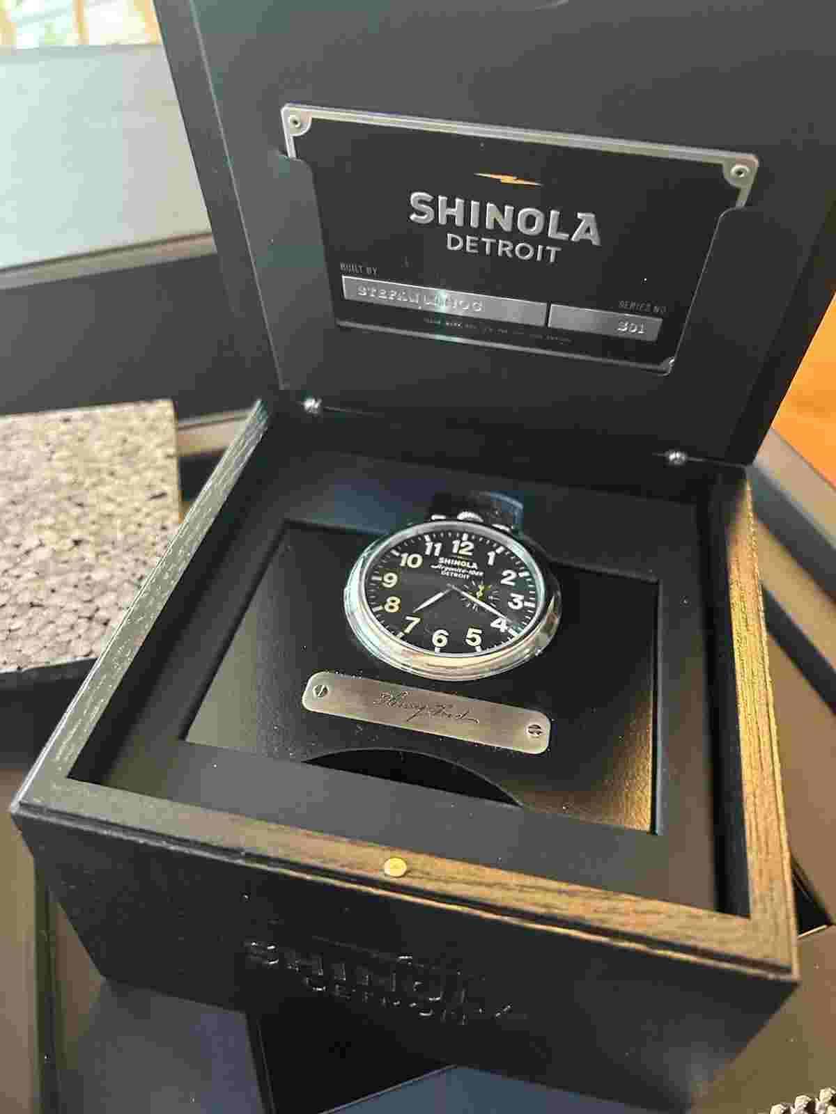 Shinola Henry Ford Pocket Watch Limited Edition 49mm