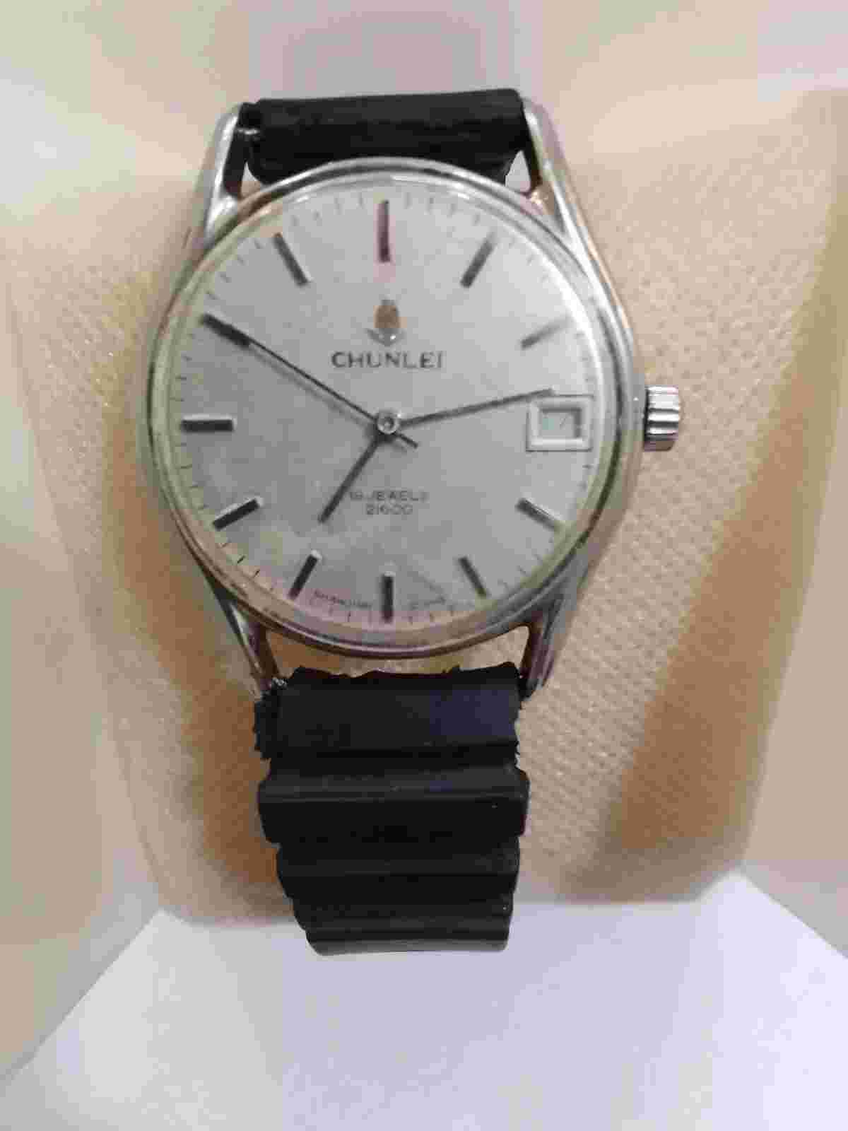 Chunlei  Men's Watch Manual Wind Mechanical 19 Jewels 21600 Shanghai China ZSH