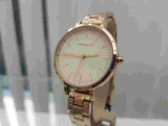 KAREN MILLEN Gold plated Bracelet Ladies Women Watch RRP £169 NEW (KM42