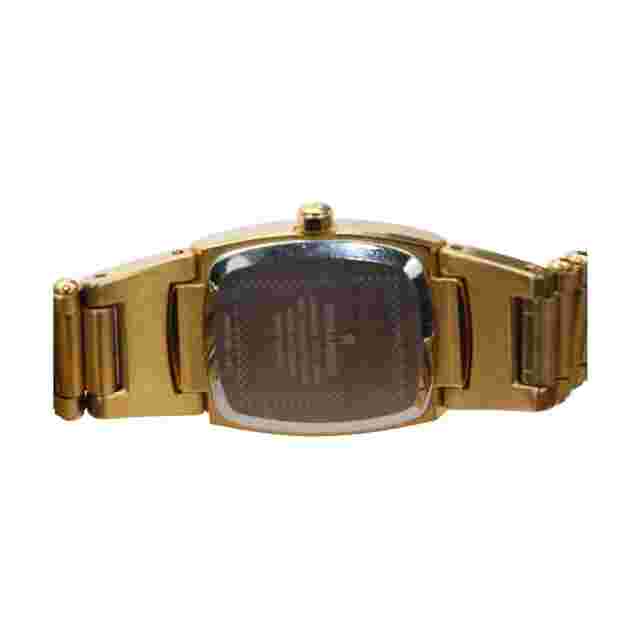 Romanson Gold Color Mens Watch Stainless Steel Classic Analog Dial
