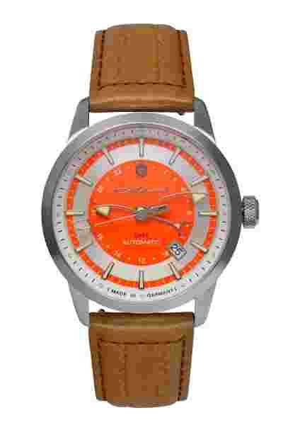 Umf Ruhla 1364-5 Colani-Gmt Limit Edition Stainless Steel Leather