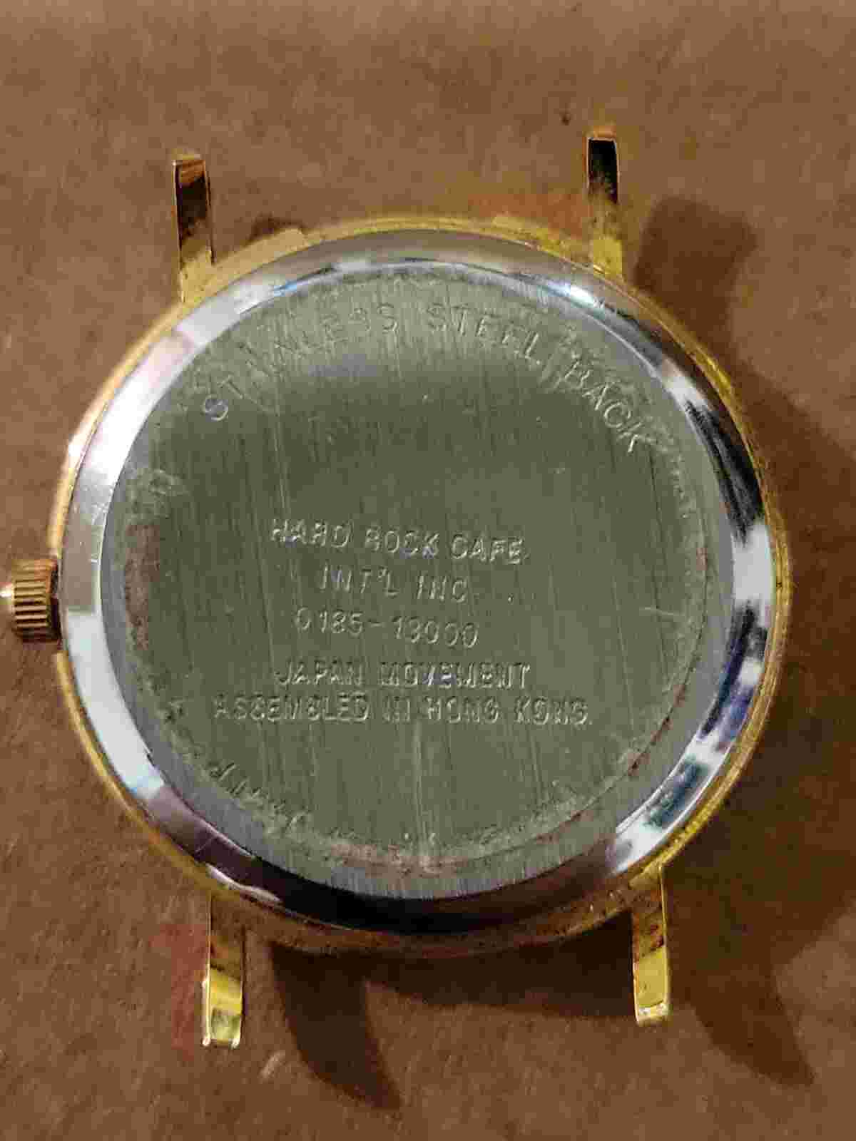 Rare Hard Rock Cafe, New York. 0185-13000.Working watch Great Condition New Batt