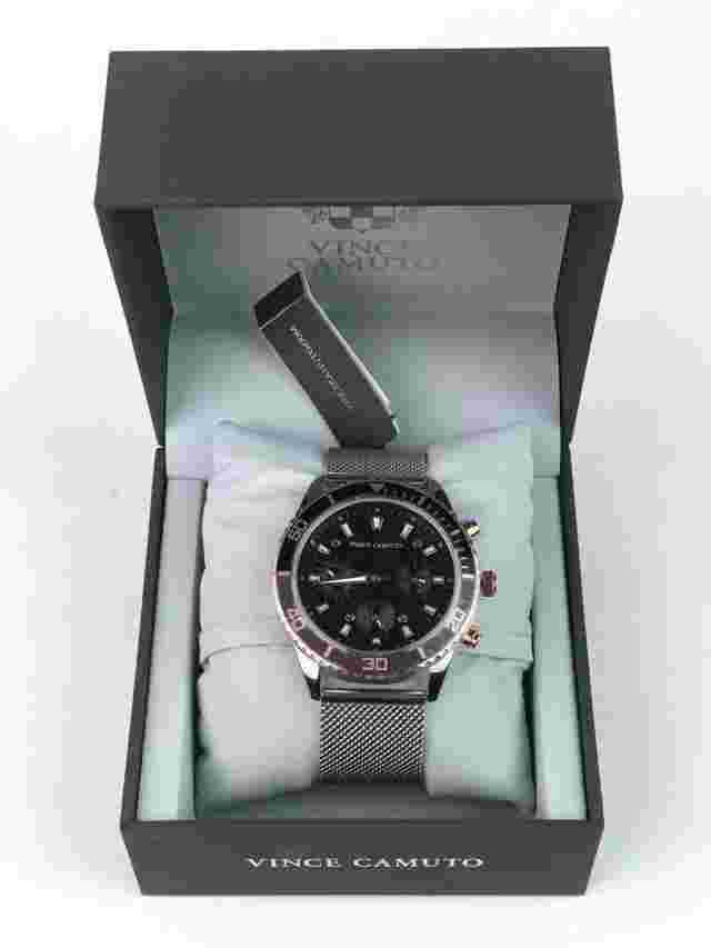 Vince Camuto Vc/1087blti Men's 43mm Blue Dial Multi-function S/steel Watch