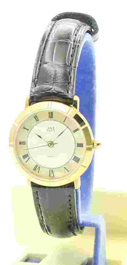 RARE VINTAGE JAZ PARIS 5085A Q39G23S Quartz Watch 1990's Brand New NOS Boxed