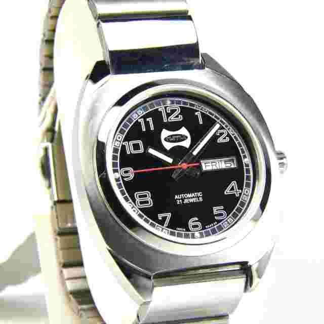 Rare HMT NASS 06 Black Numeric Automatic Men's Wrist Watch Case 42 mm