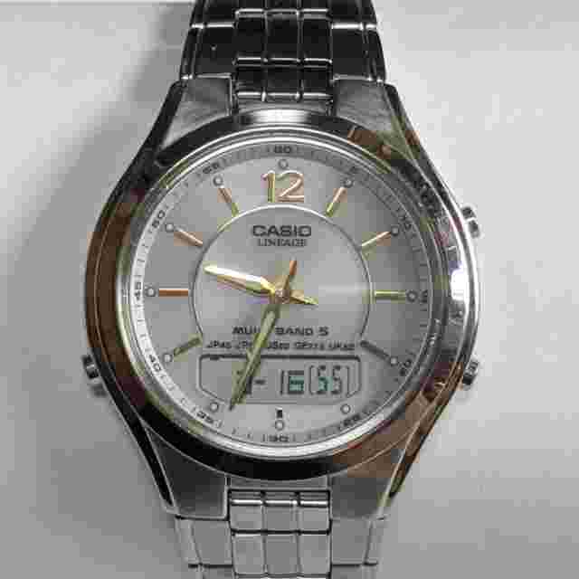 CASIO LINEAGE LCW-M200 Radio Solar Analog Digital Men's Watch Working