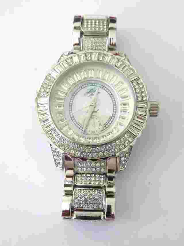 Kirks Folly LIMITED ADDITION ANGEL WATCH SILVER TONE STUNNING.
