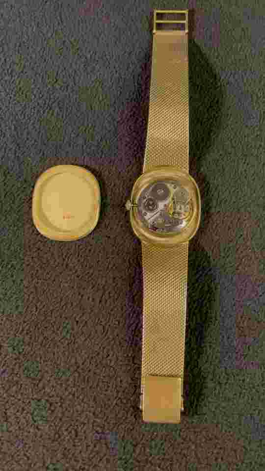 Vintage 1960’s Genève (Geneva) Swiss Made Men’s Watch ~ 14k Gold Case And Band