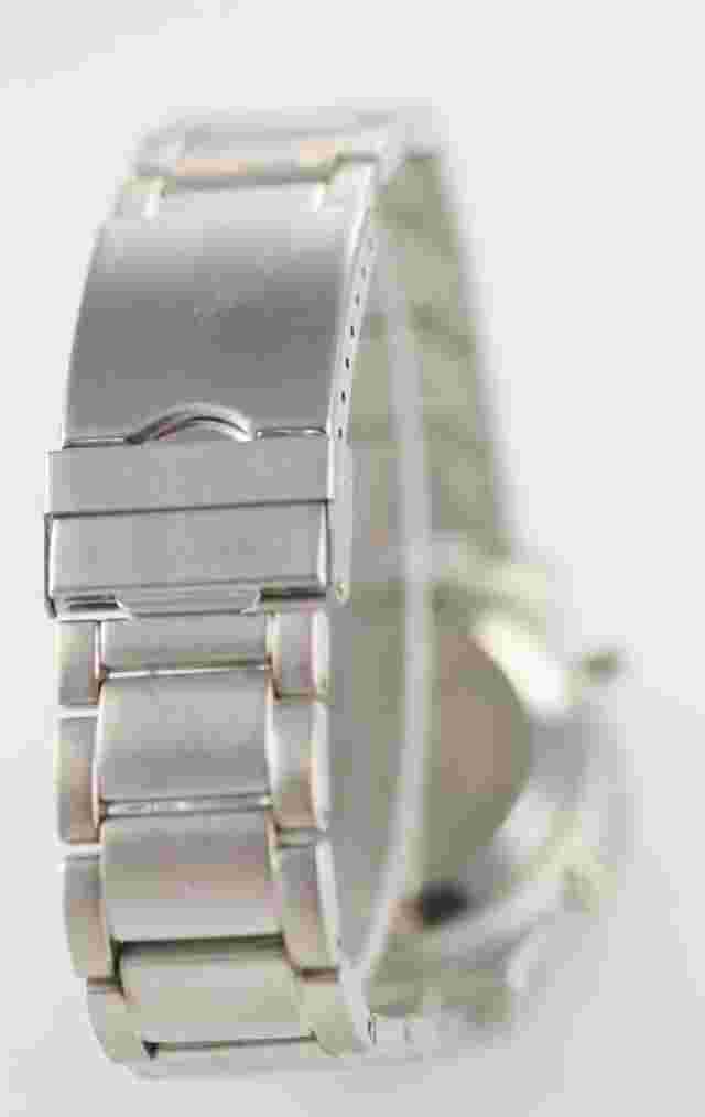 Apt 9. Men Watch Chrono Date Light Alarm Silver Stainless Water Resistant Quartz