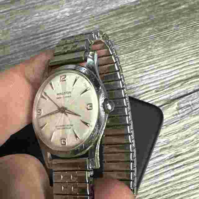 VINTAGE KINGSTON 17j MENS WATCH 31.7mm 16.2mm LUG Parts