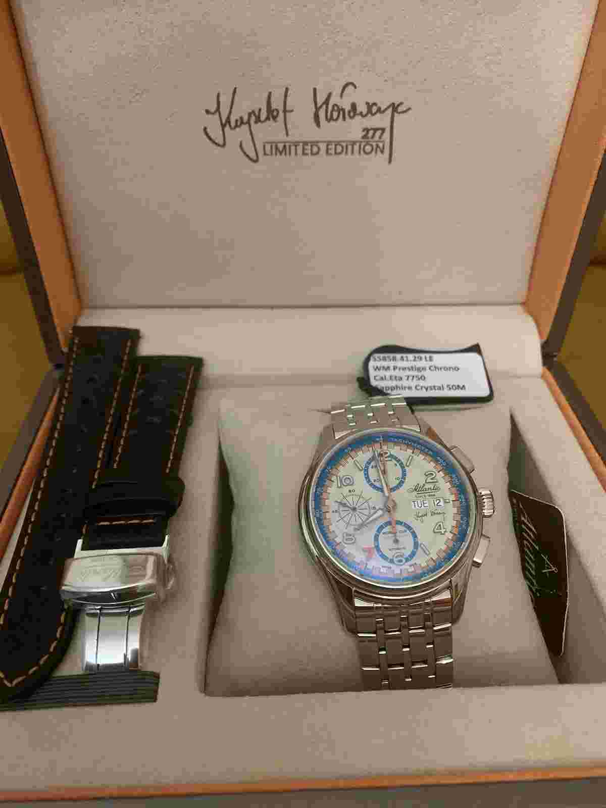 ATLANTIC WORLDMASTER PRESTIGE VALJOUX 7750. Limited Edition