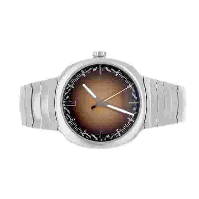 H. Moser & Cie Streamliner Stainless Steel Brown Dial 40mm 6200-1207 Full Set