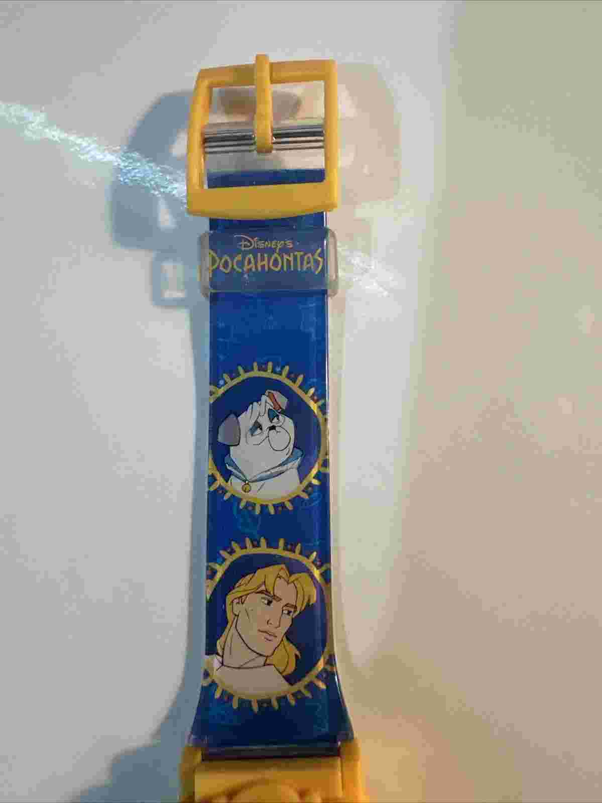 Pocahontas Vintage Watch Blue Plastic Quartz- Fantasma Untested