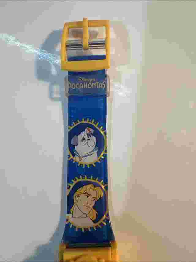 Pocahontas Vintage Watch Blue Plastic Quartz- Fantasma Untested
