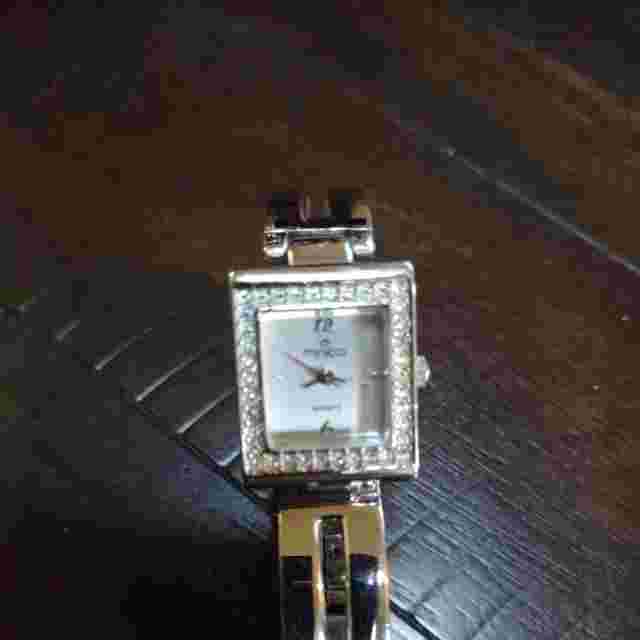 Minicci Womens Watch 20mm Case Gem Set Bezel Quartz Three Hands