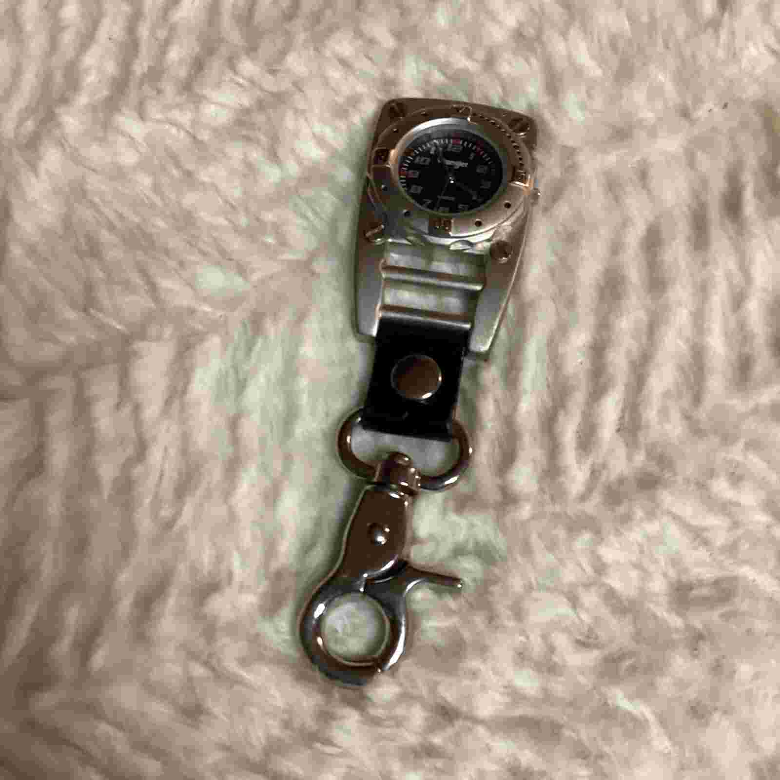 Wrangler Clip on Pocket Watch Key Pants Clip Wrangler Pocket Watch Needs Battery