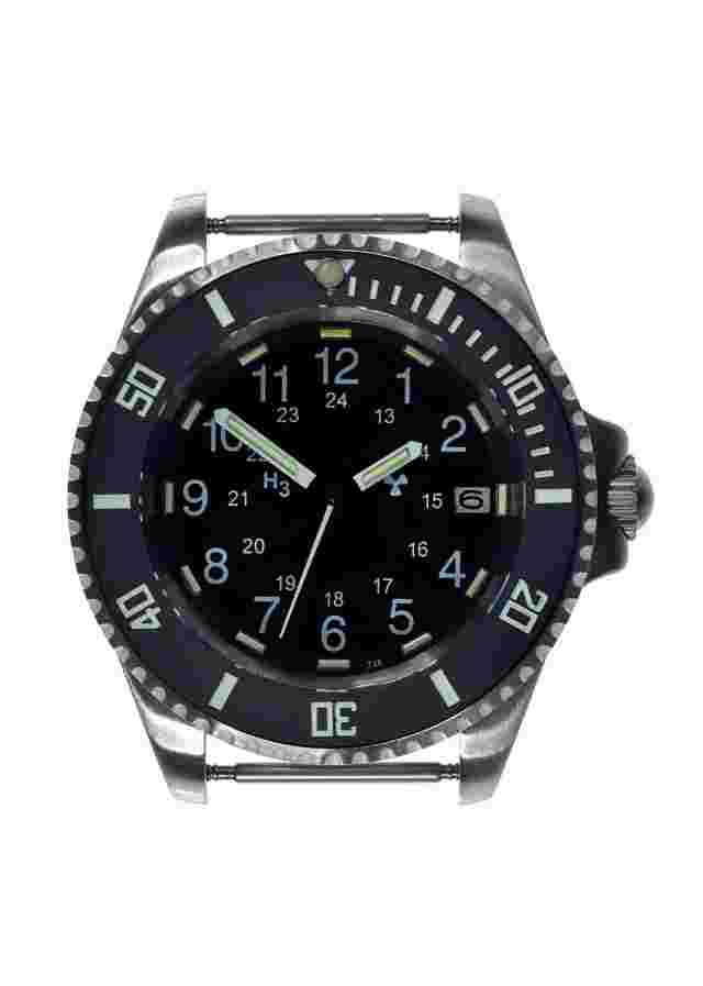 MWC 300m Water Resistant Military Divers Watch - 24 Jewels & Tritium GTLS Tubes