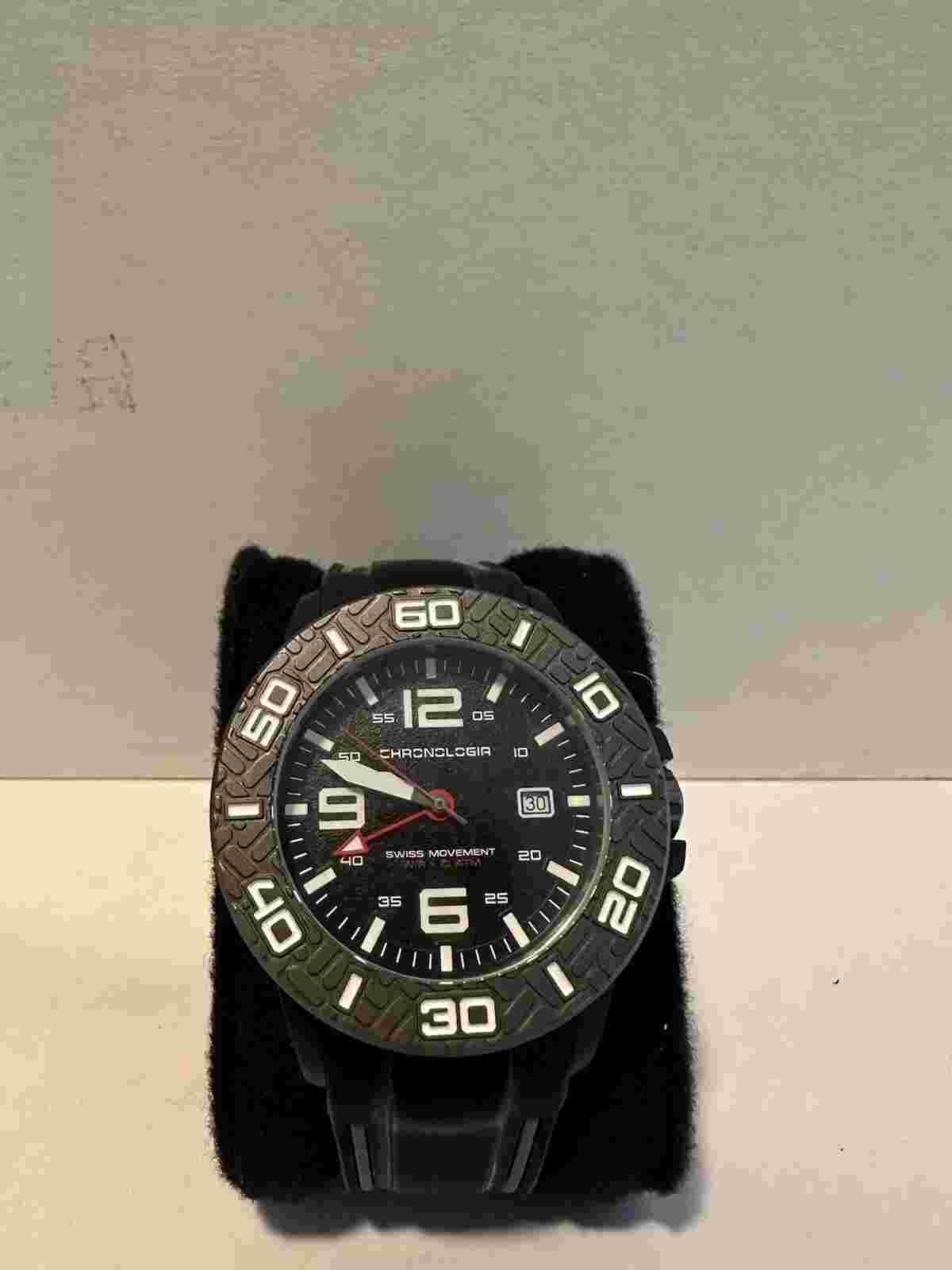 Pre-owned In Very Good Condition Men’s Watch.  Outdoor Sport Watch With Headlamp