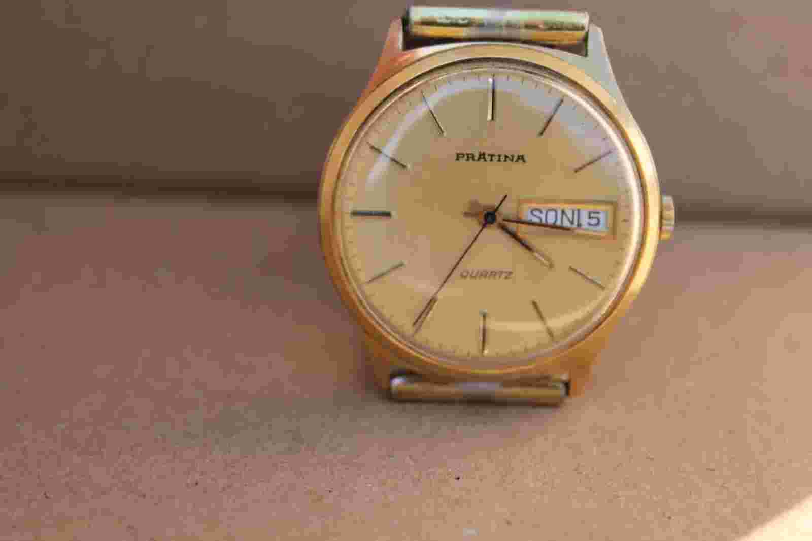 Old Swiss made wrist watch ''Pratina'' /7 jewels/ /34 mm/