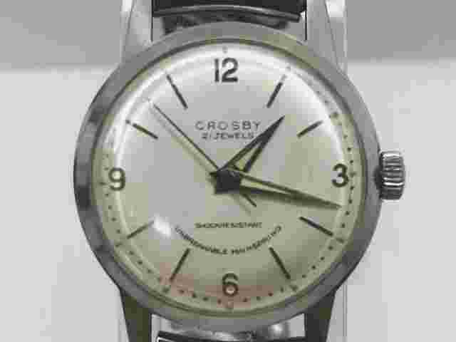 Crosby 21 Jewel 1960s Mechanical Men’s Watch Fast Free Shipping