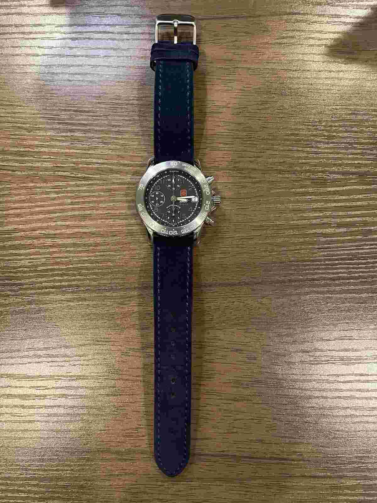 SWISS ARMY AIR FORCE F/A-18 ETA/VALJOUX 7750 AUTOMATIC CHRONOGRAPH WATCH