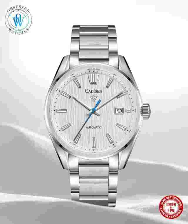 Cadisen Mens Watch Waterproof Seiko NH35 Movement Automatic Watch Men UK STOCK