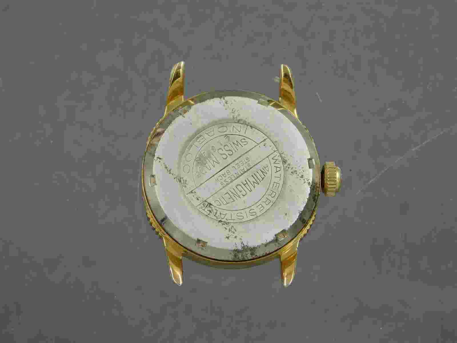 Rodana mans watch nice dial gold plate case runs great 1950s j407