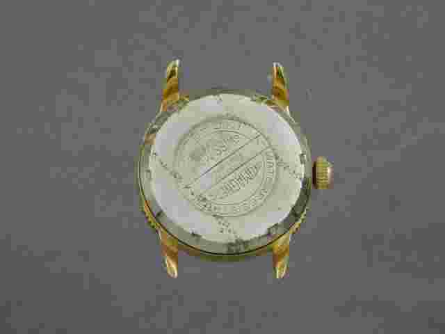Rodana mans watch nice dial gold plate case runs great 1950s j407