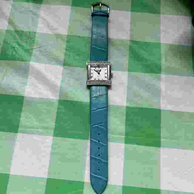 Figaro Milano Silver Tone Blue Band Women’s Quartz Watch