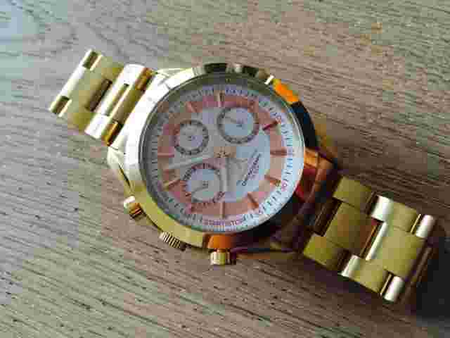 Jacques Cantani left hand chronograph watch model Ranger - JC-1090 new