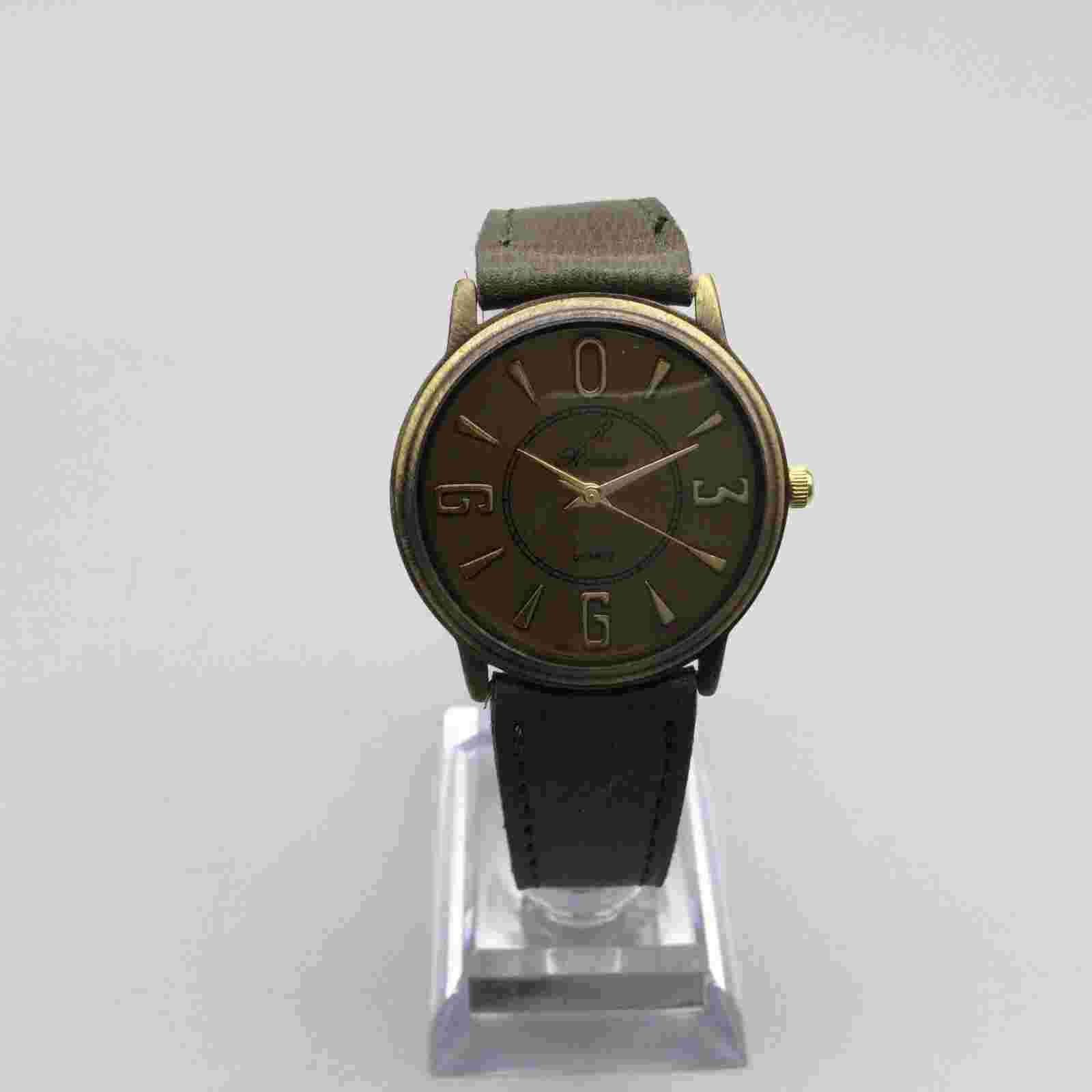 Vintage Ronica Watch Women Gold Tone 32mm New Battery