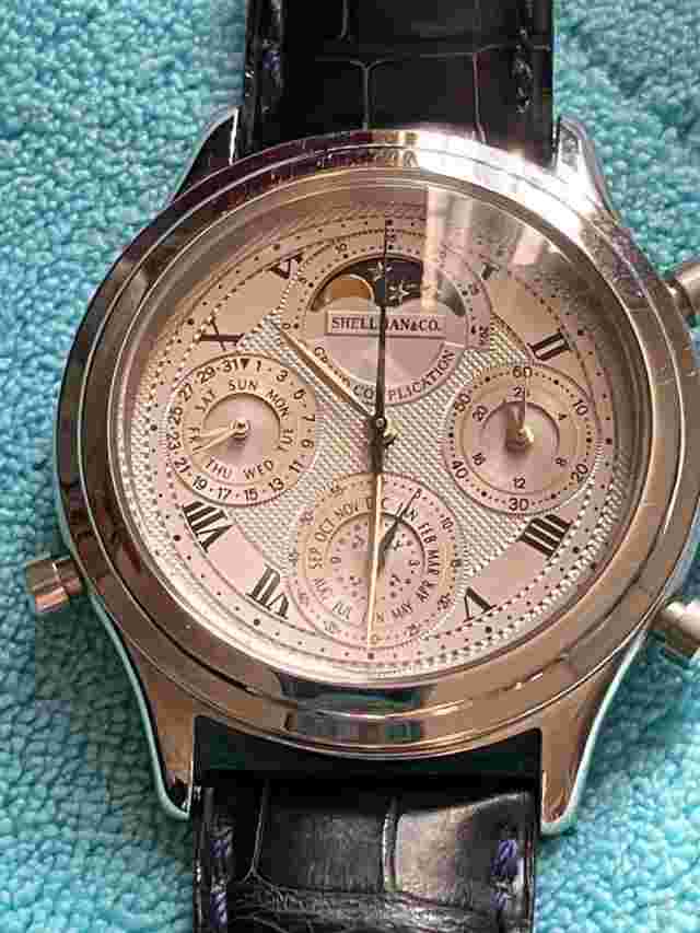 Shellman Grand Complication Classic 6771-H32167TA Silver Dial Men's Watch w/Box