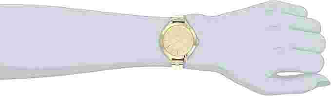 Caravelle New York Women's 44L127 Gold Bracelet Gold Dial Stainless Steel Watch