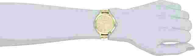 Caravelle New York Women's 44L127 Gold Bracelet Gold Dial Stainless Steel Watch