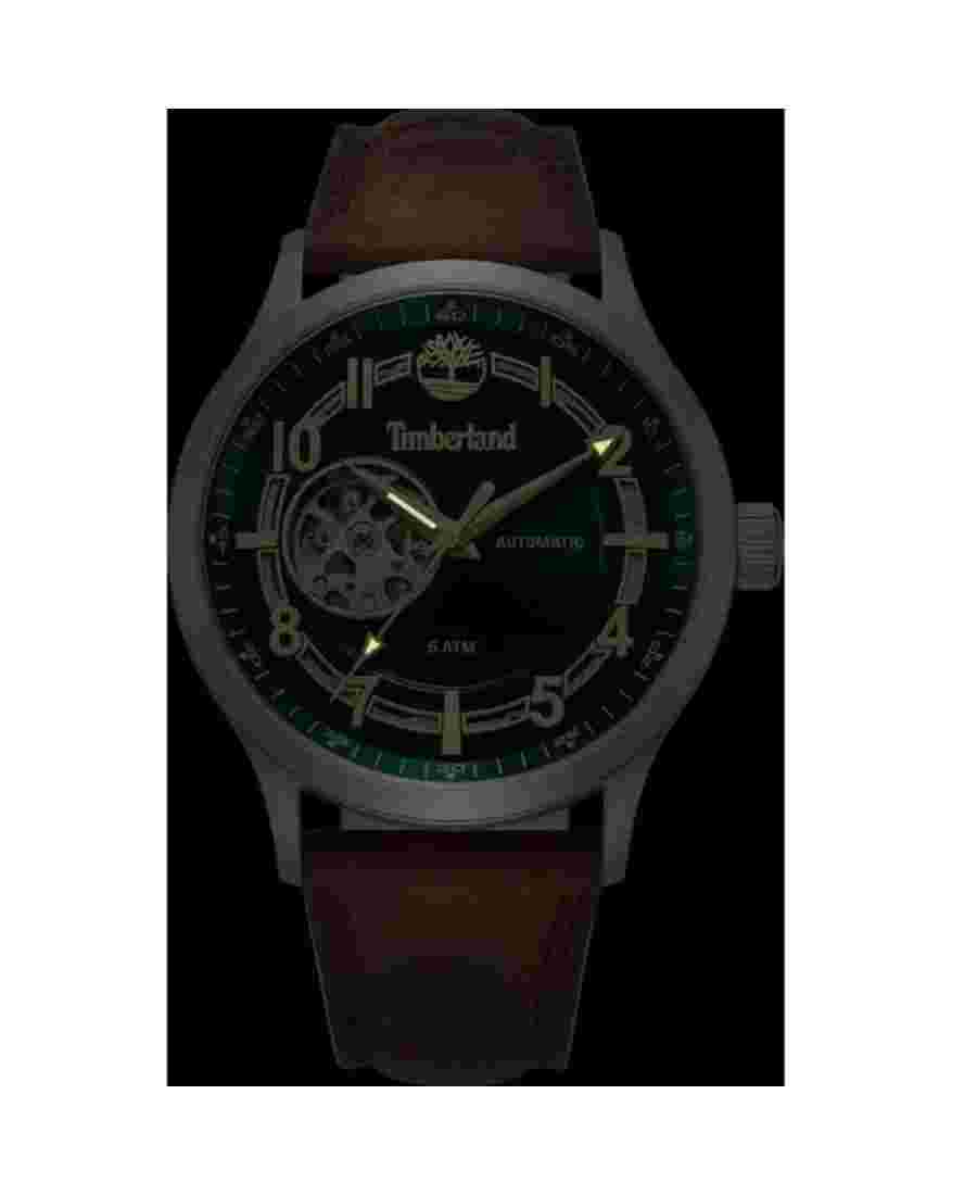 TIMBERLAND Men Analog Automatic Casual Watch Classic Dress Green Dial Waterproof